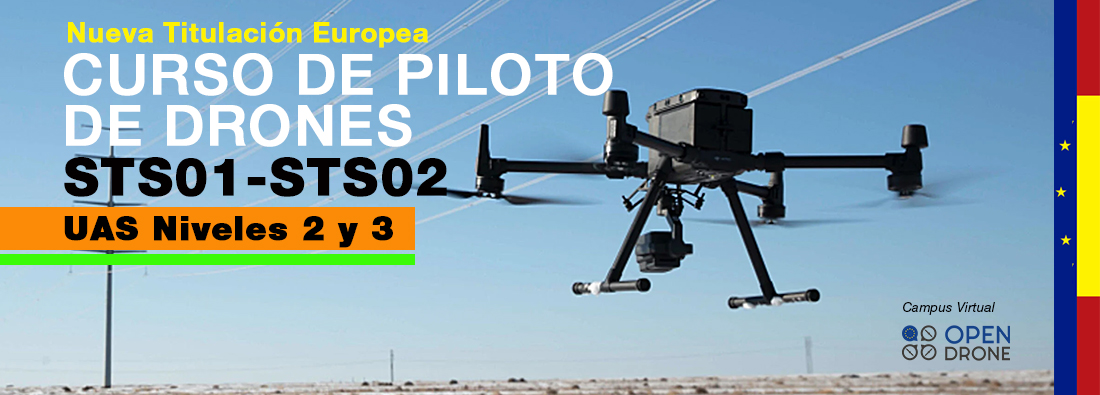 Comprar CURSO DE PILOTO DE DRONES A2 STS CATEGORIA